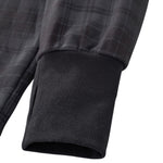 Plaid Collegiate Hoodie French Terry Sweatshirt