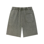 Bermudas con lavado vintage y salpicaduras de tinta