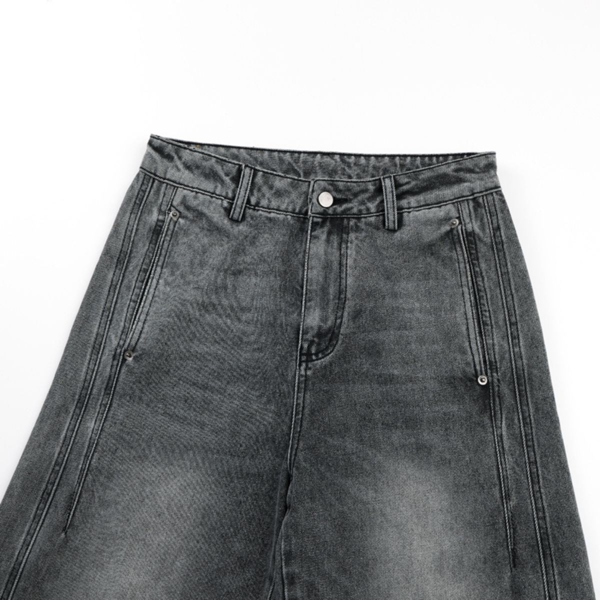 Washed American Streetwear Unisex Jeans