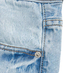 Vintage Washed Ripped Wide Leg Straight Denim Jeans