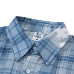 Heavyweight Distressed Plaid Box Polo Shirt 7.0oz