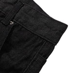 Minimalist Wide Leg Black Jeans