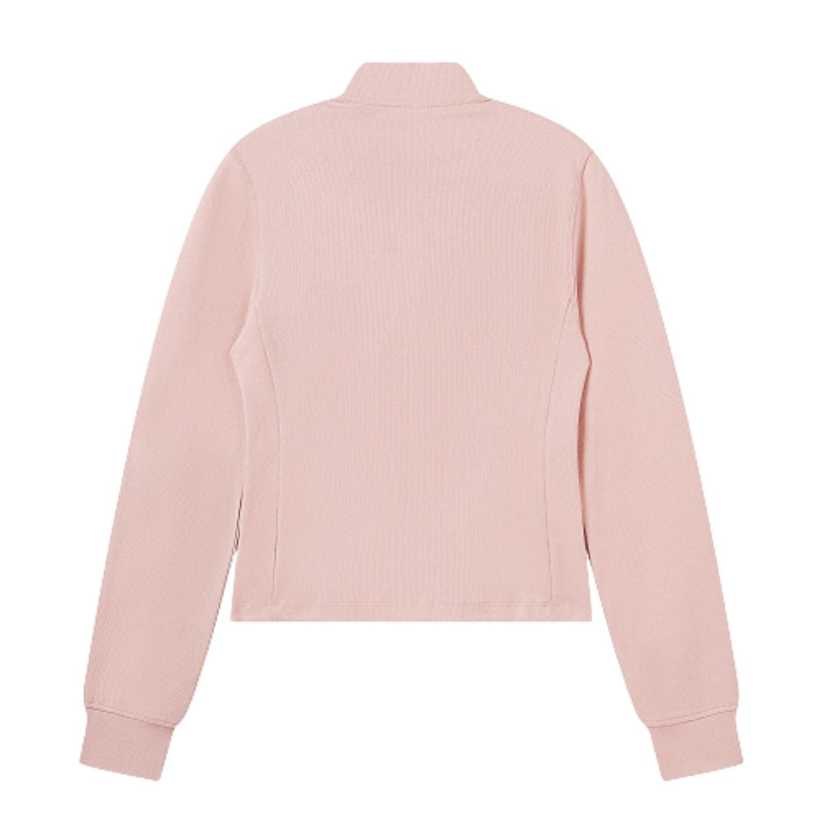 Soft and cozy knitted turtleneck slip sleeves fitted waist short women's jacket