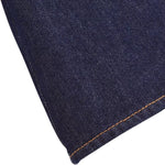 Falda vaquera con bordado de perlas y lavado vintage