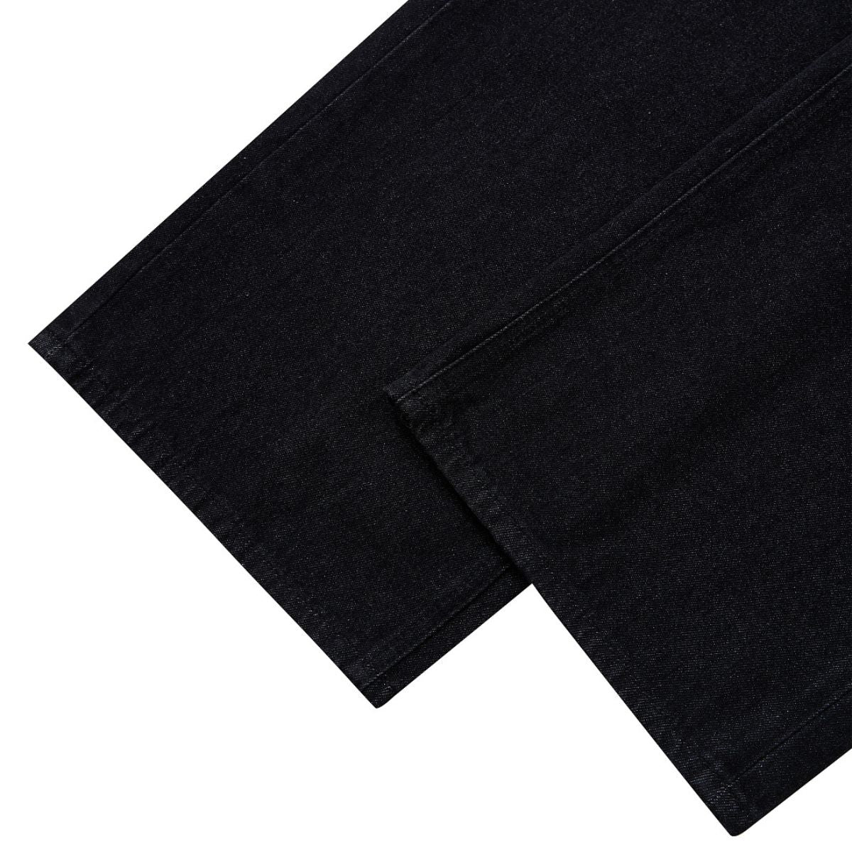 Vintage Multi‑Button Fly Wide‑Leg Straight‑Leg Jeans