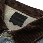 Washed Embroidered Design Spring & Autumn Pocket Denim Jacket