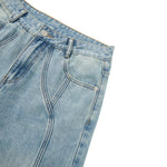 Streetwear Relaxed Straight-Leg Workwear Jeans
