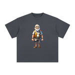 Grandpa Diving Comic Graphic Tee-INNBLAC Fashion Apparel