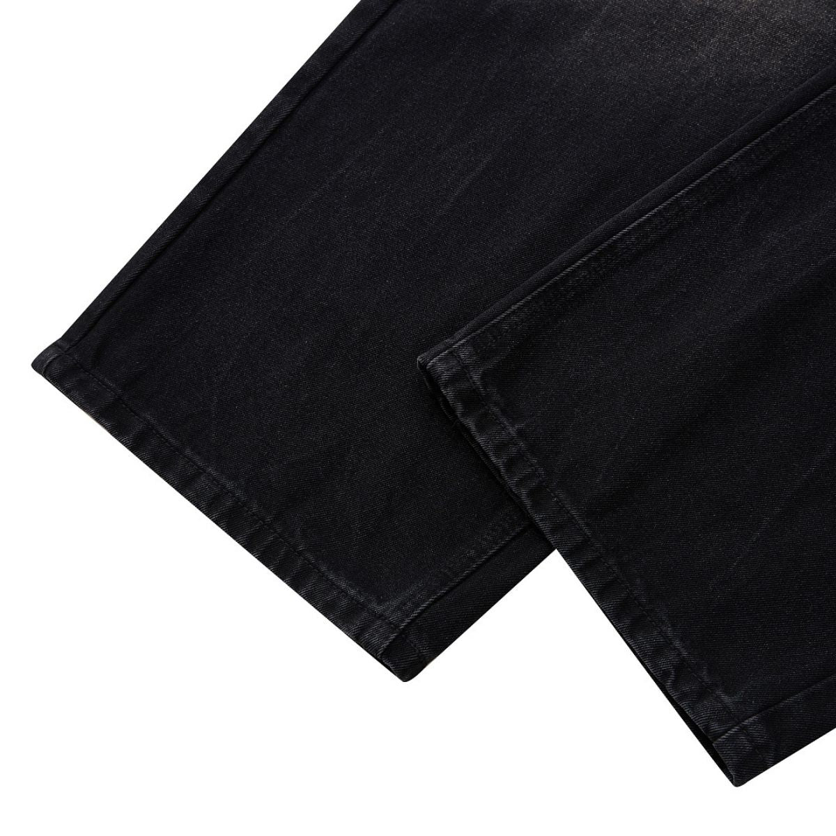 Vintage Distressed Gradient Wide Leg Jeans