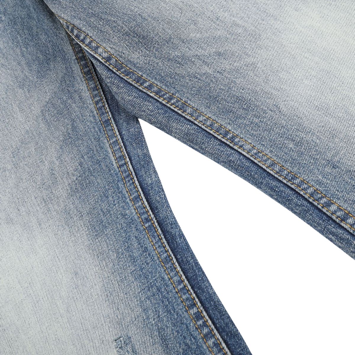 Vintage Whiskering Relaxed‑Fit Casual Jeans