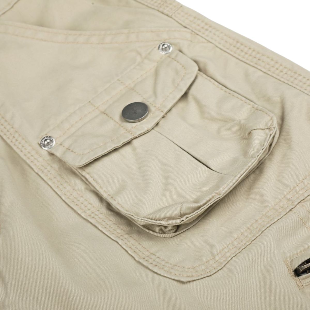 Constructed Multi-Pocket Wide Leg Cargo Trousers