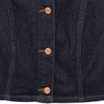 Button-Front Selvedge Denim Vest