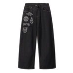 Vintage Black Straight Leg Jeans