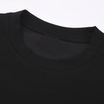 Mock Layered Contrast Strap Sweatshirt