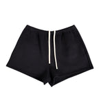 Fleece‑Lined Drawstring Athletic Shorts