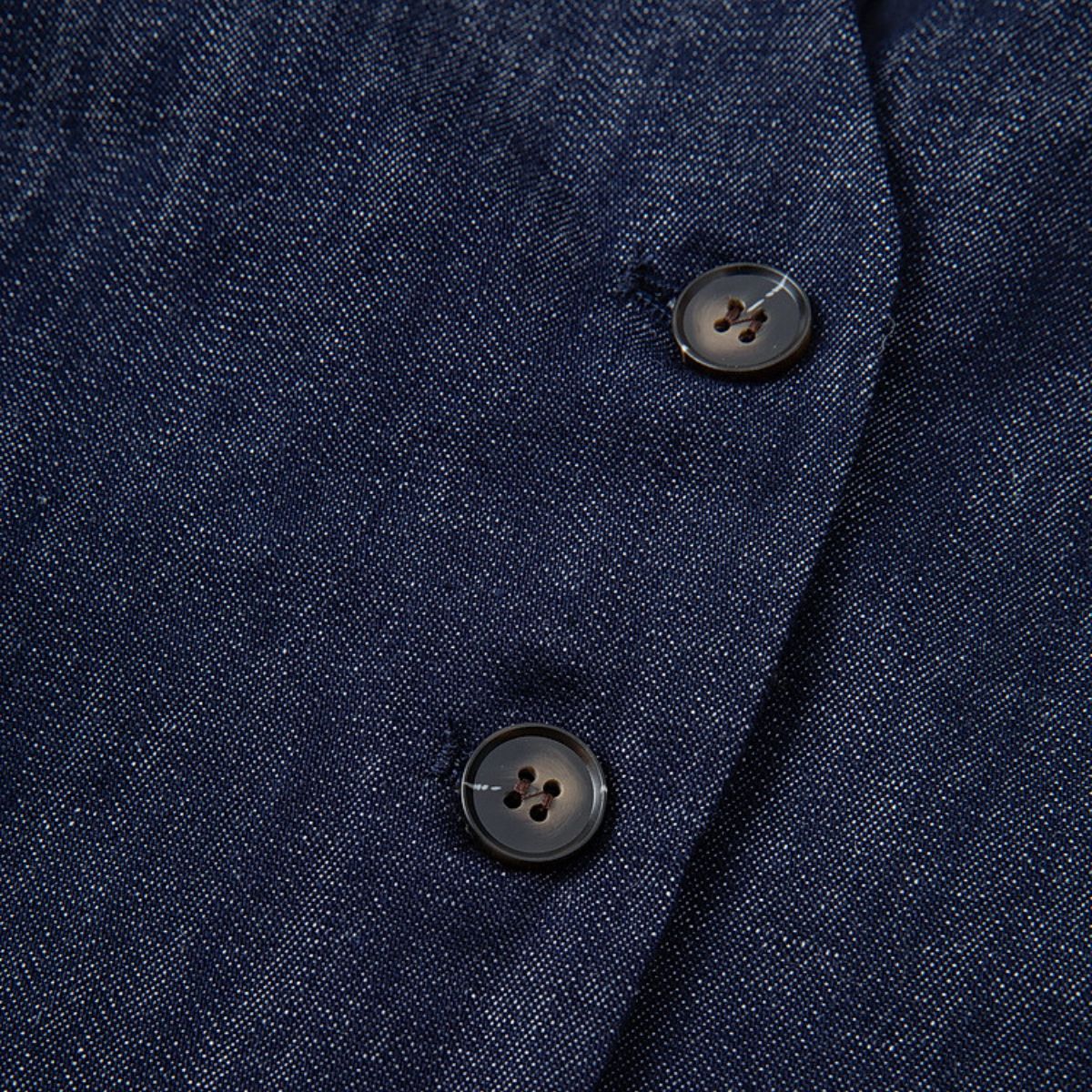 Women' s Relaxed Indigo Denim Waistcoat