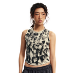 Washed Distressed Crop Tank-INNBLAC Fashion Apparel