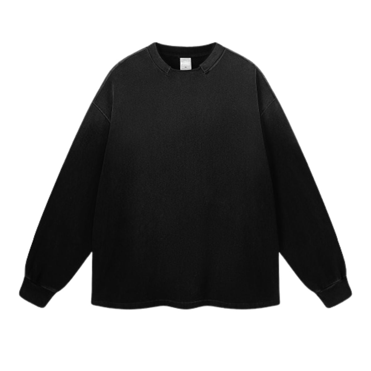 Vintage Overdyed Washed Cotton Long Sleeve T-Shirt