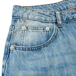Light Washed Vintage Wide Leg Denim Jeans