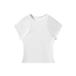 Academia Style Soft Daily Wear Stretch Tee