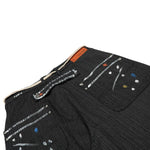 Vintage Patchwork Paint Splatter Wide Leg Jeans