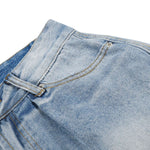 Vintage Distressed Relaxed Denim Shorts