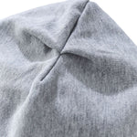 Boxy Cropped Color‑Block Cotton Hoodie