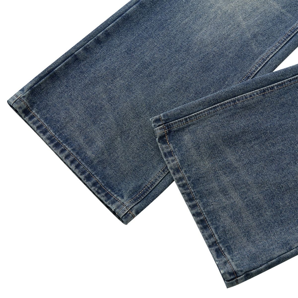 Vintage Washed Faded Flare Jeans
