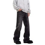 Vintage Whiskered Straight Leg Jeans