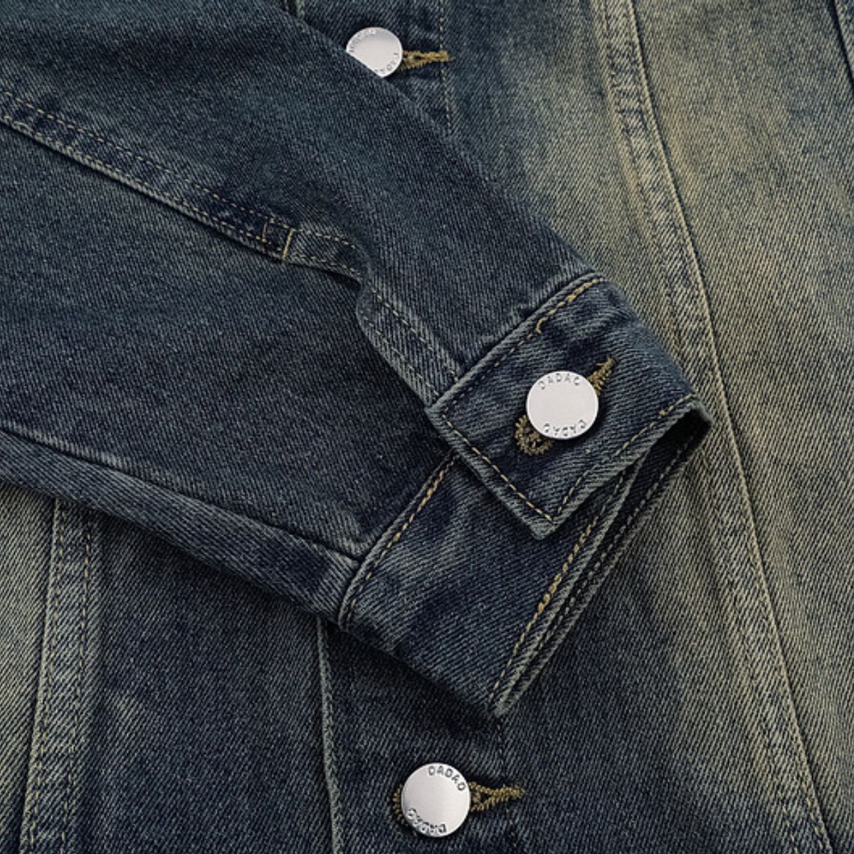 Retro Hip-hop Street Washed Denim Jacket