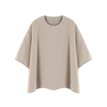 Washed Boxy Cropped Raglan Tee
