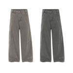 Patchwork Deconstructed Relaxed Loose Fit Stretch Casual Jogger Pants