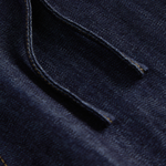 Puff Sleeve Square Neck Denim Midi Dress