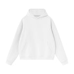 Cotton Structured French Terry Boxy Hoodie