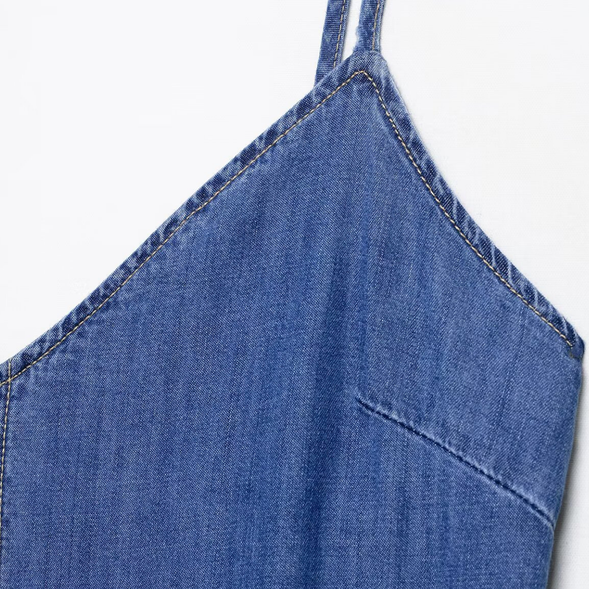 Relaxed Sleeveless A-Line Slip Midi Dress