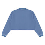 410G Heavyweight Cotton Cropped Sweatshirt | Coverstitch Detail Street Pullover