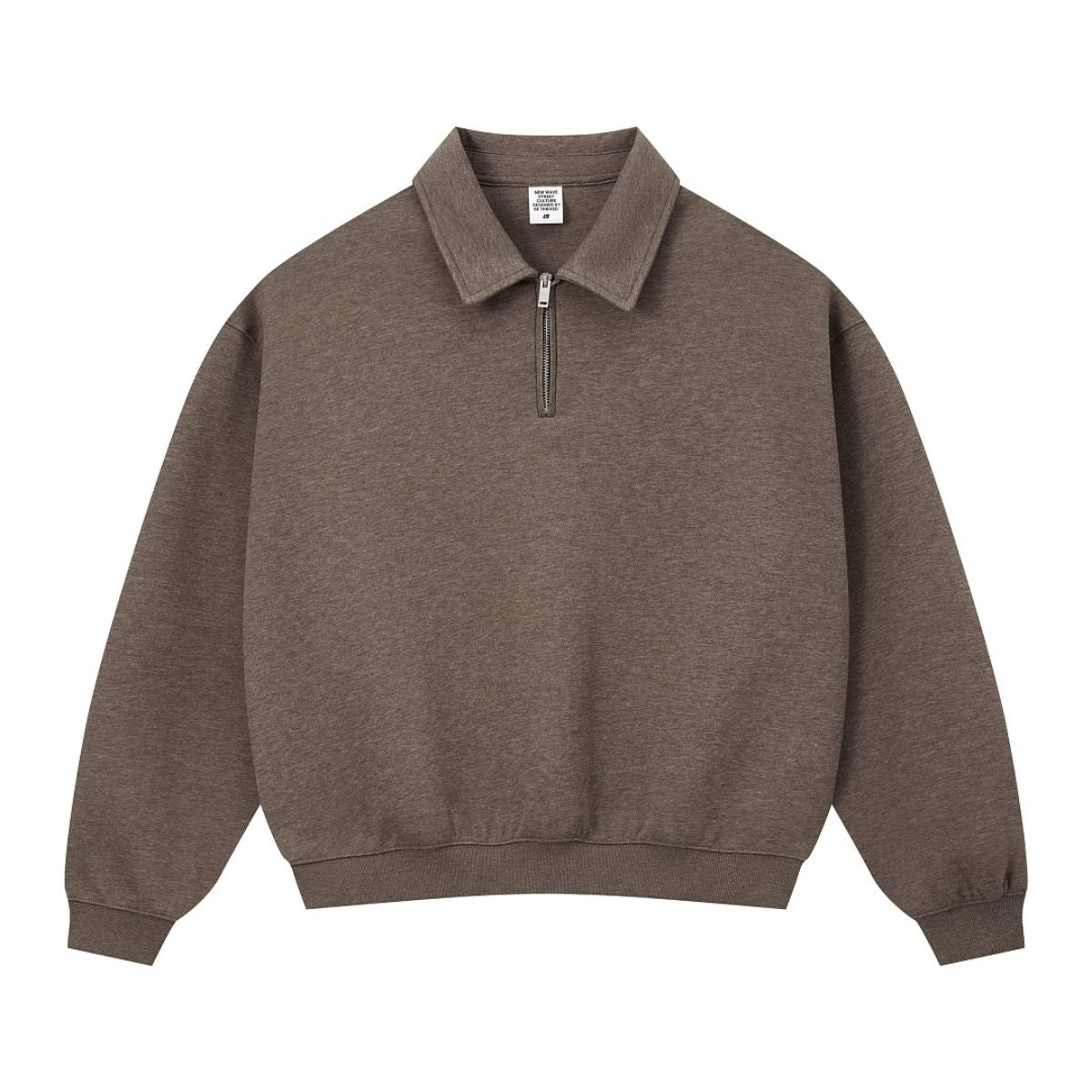 Quiet Luxury Old Money Half Zip Polo Sweatshirt