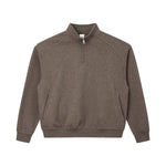 Relaxed Drop‑Shoulder Half‑Zip Sweatshirt
