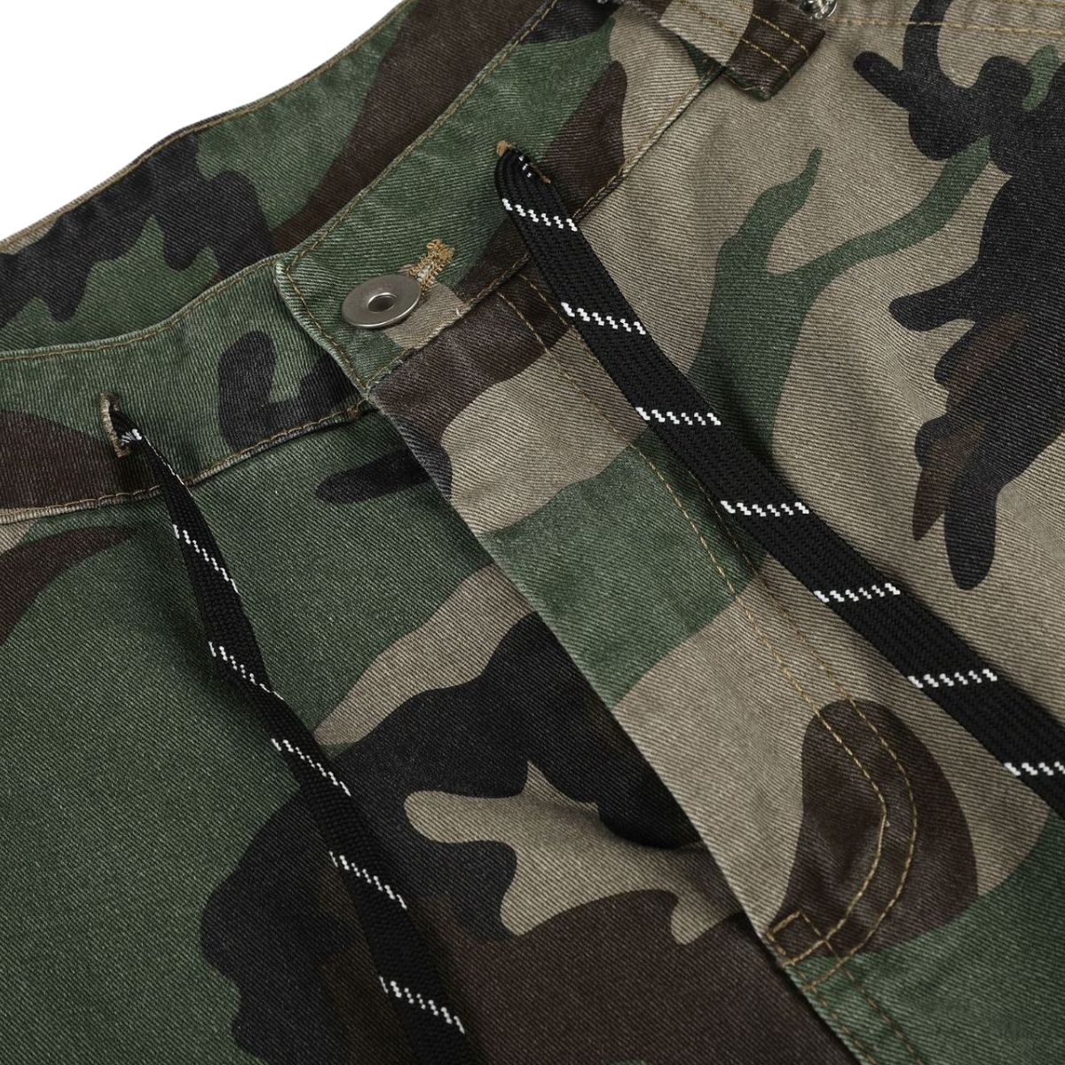 Streetwear Camouflage Patchwork Cargo Pants