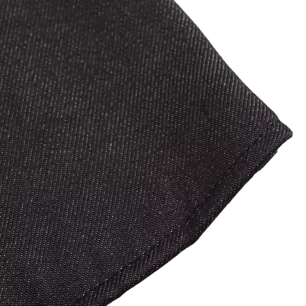 Falda vaquera con bordado de perlas y lavado vintage