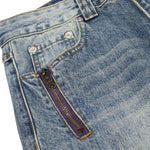 Constructed Decorative Pocket Relaxed Fit Jeans