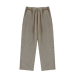 Waffle Texture Relaxed Fit Casual Pants