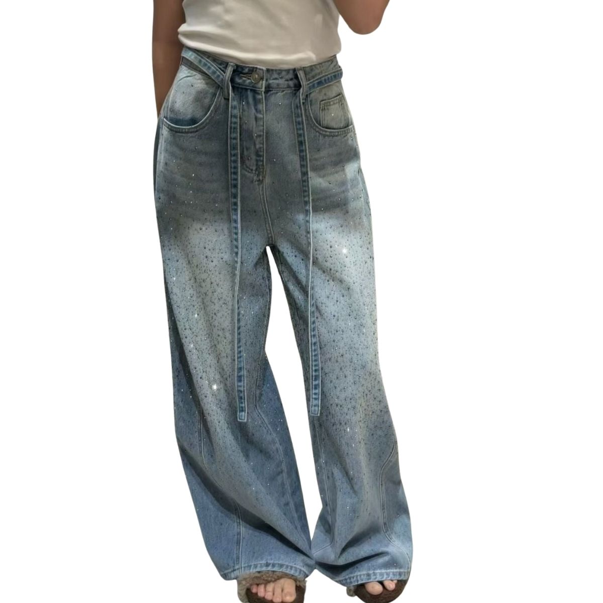 Starlight Crystal Embellished Jeans