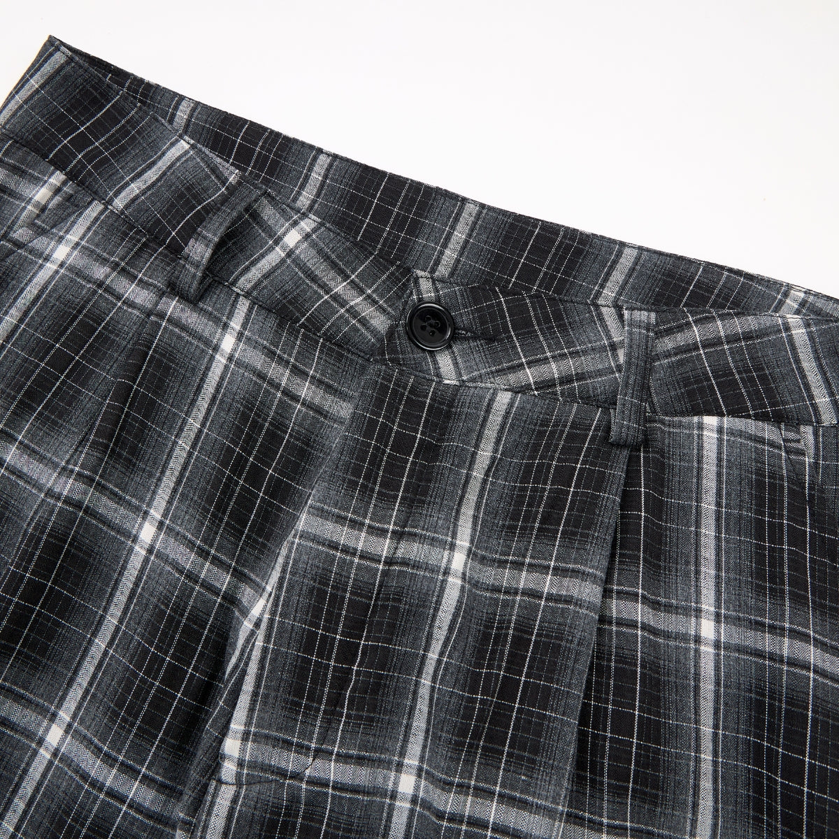 Vintage Hip-Hop Plaid High-Street Baggy Wide-Leg Trousers