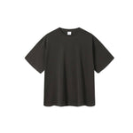 Camiseta destructiva de peso pesado con borde crudo de 10 oz