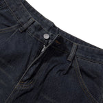Bermudas con lavado vintage y salpicaduras de tinta