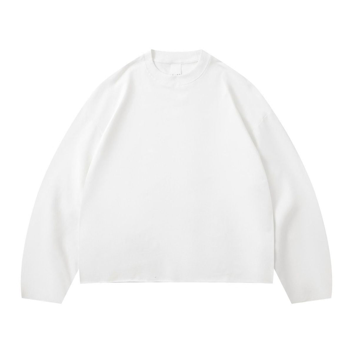 Curved Sleeve Modal French Terry Long Sleeve Tee