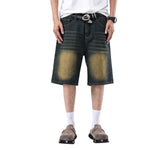 Men’s Vintage Y2K Streetwear Style Baggy denim shorts