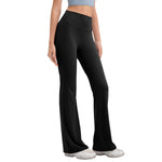 High Waist Micro Flare Yoga Pants for Women Moisture
