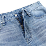 Whiskering Process Vintage Denim